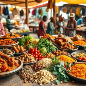 African street food, African cuisine, African recipes, food, jollof rice, tagine